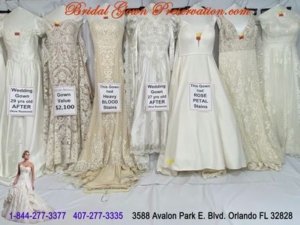 Wedding Gown Cleaning, Preservation and Restoration