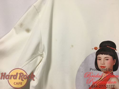 Hard Rock Cafe; Restoration;Bridal Gown Preservation; 1-844-277-3377;