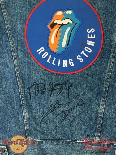 Hard Rock Cafe; Rolling Stones-Jacket Restoration; by Bridal Gown Preservation.com; 1-844-277-3377;